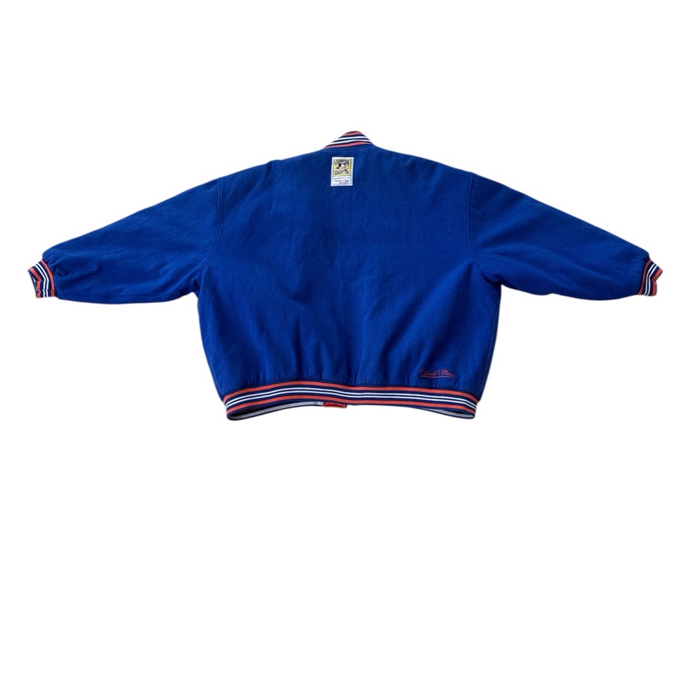 Mitchell & Ness NY Mets Cooperstown Collection Reversible Varsity Jacket - Picture 3 of 12